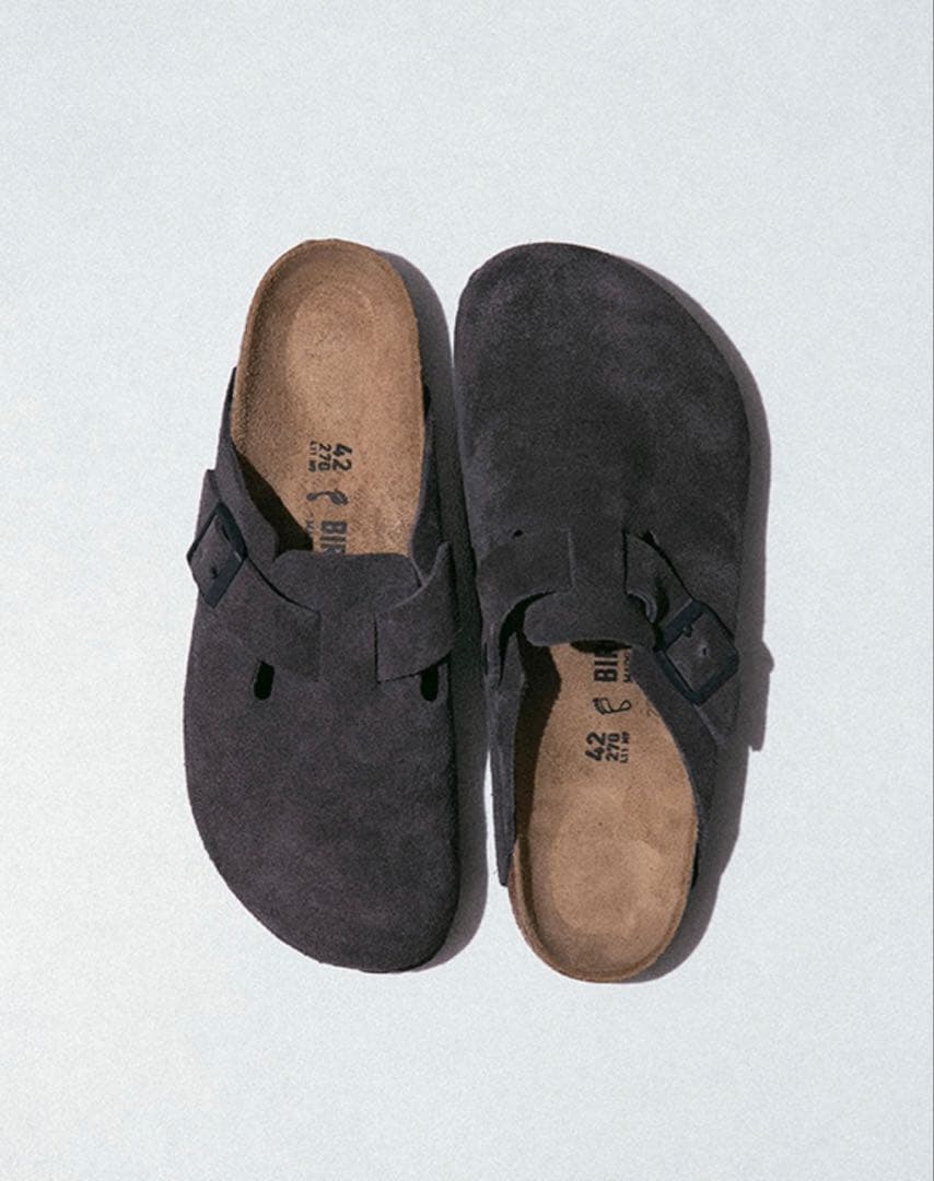 ビルケンシュトック ボストン ベロアレザー VELVET GREY