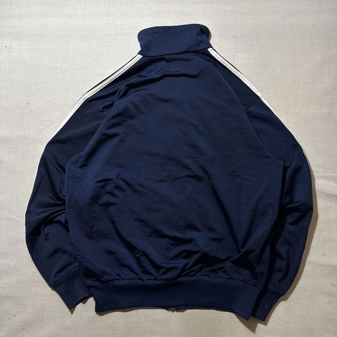 00s adidas トラックジャケット ファイヤーバード M 紺×白 ジャージ