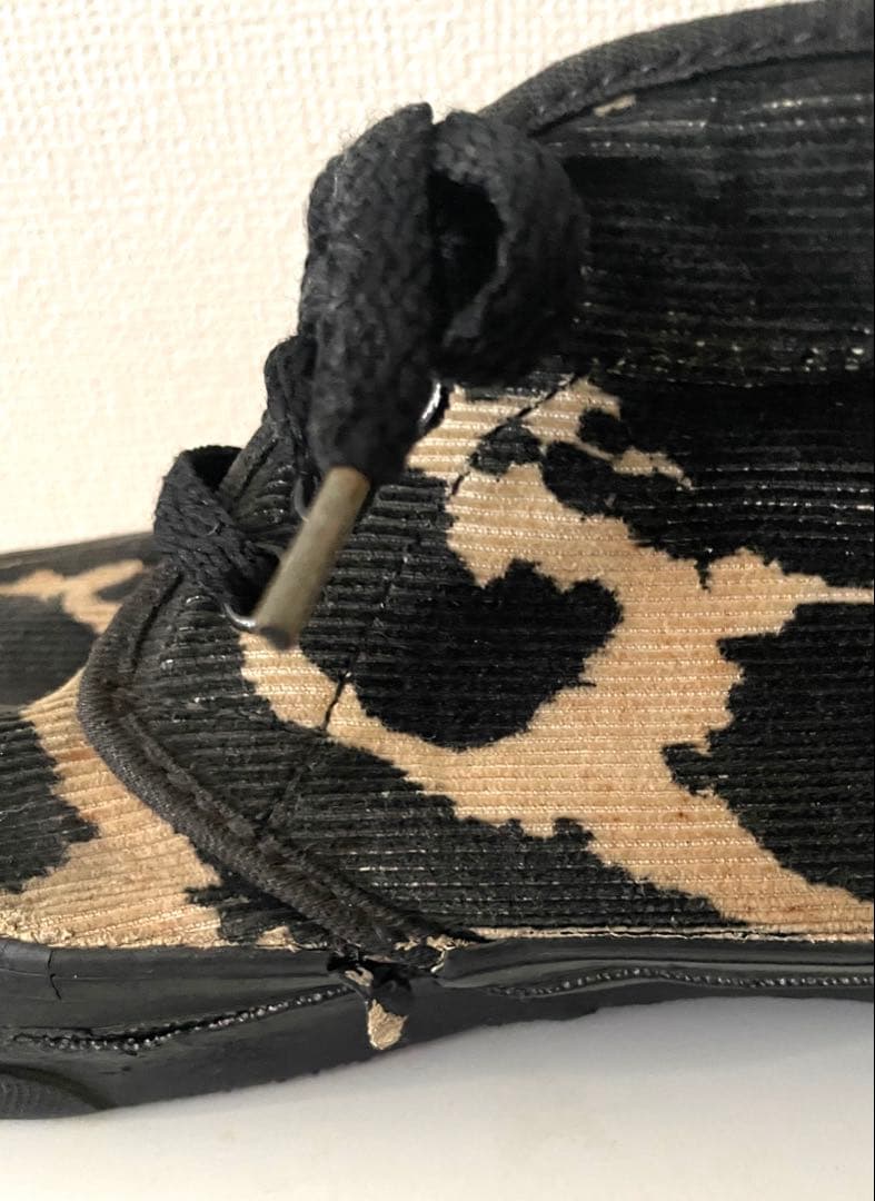 80sVANS USA製 CHUKKA 「COW柄、9H」