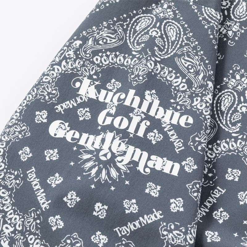 TaylorMade×Kuchibue Golf ダブルバンダナブルゾン グレー
