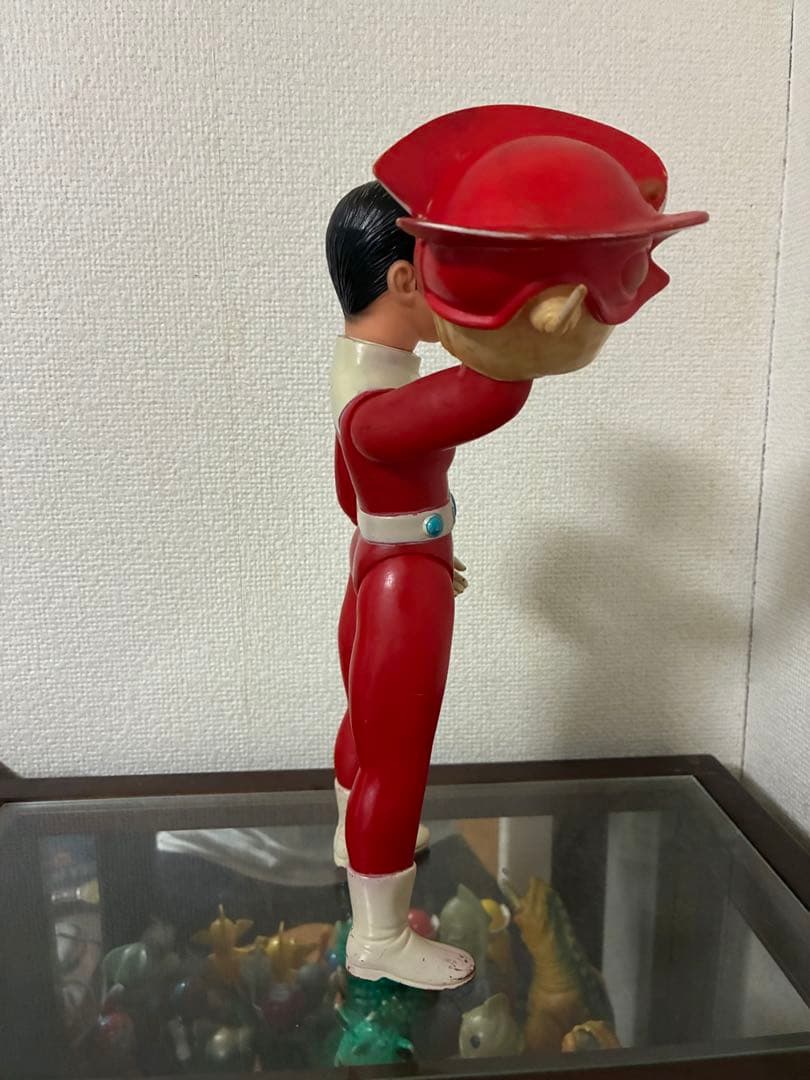 当時物　ブルマァク　レッドマン　面取れソフビ　約30㎝