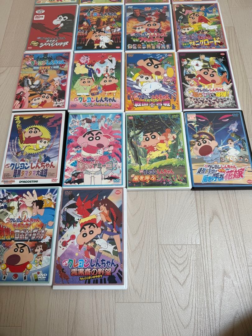 クレヨンしんちゃん　劇場版　映画　DVD 22作品