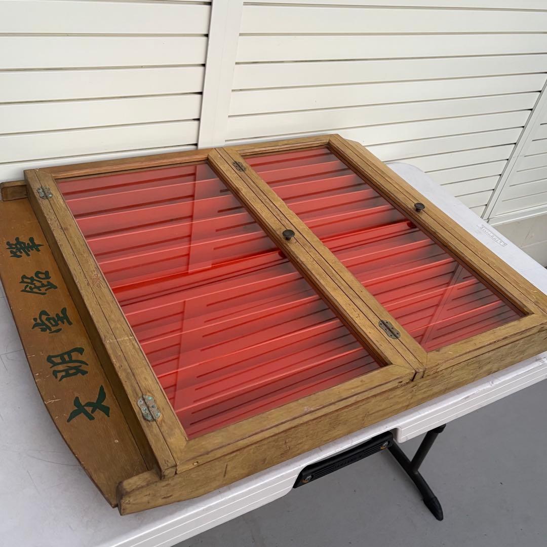 昭和レトロ　文明堂鉛筆　昔の文房具　店舗什器