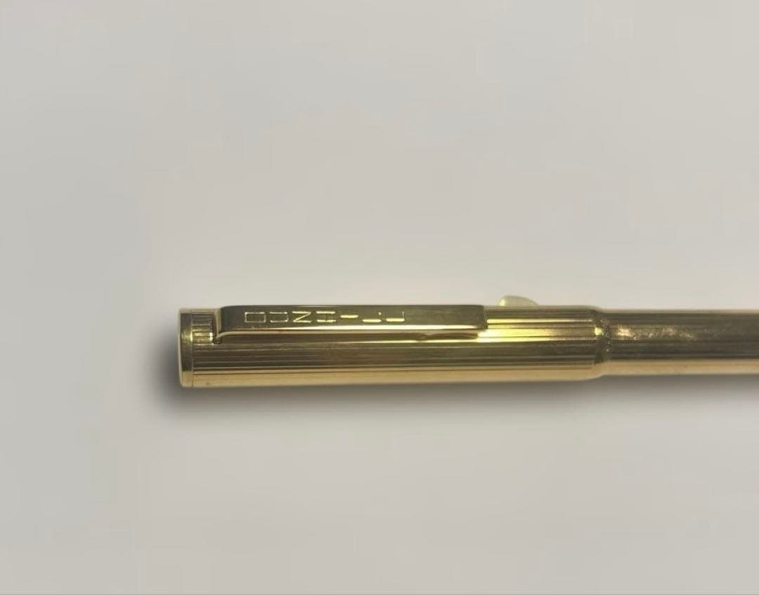 ダンヒル 万年筆 ゴールドプレート ペン先　14K 585 箱付き