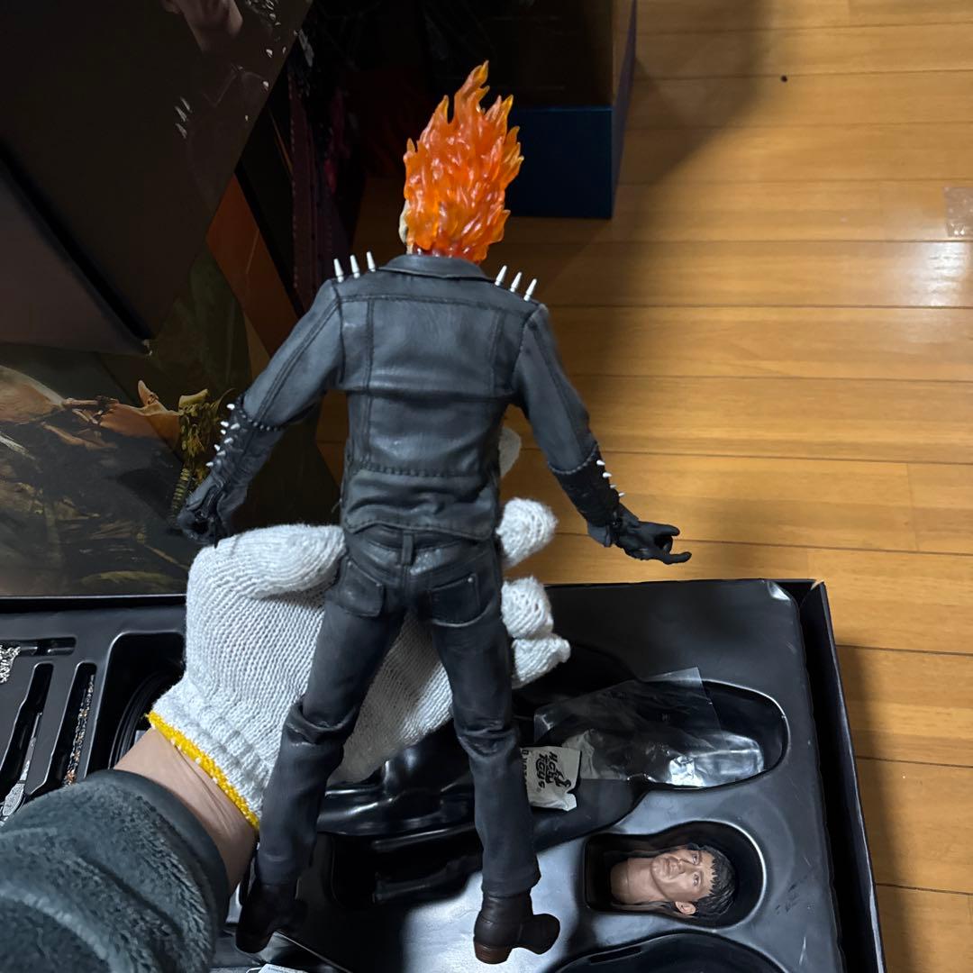 ゴーストライダー ホットトイズアクションフィギュア バイク付き今週まで　最終価格