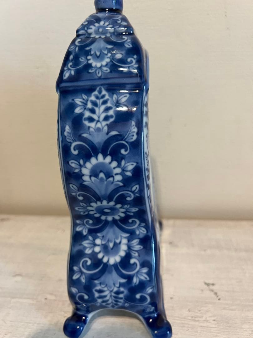 【動作確認済OK】龍峰釜 三洋陶器 置時計