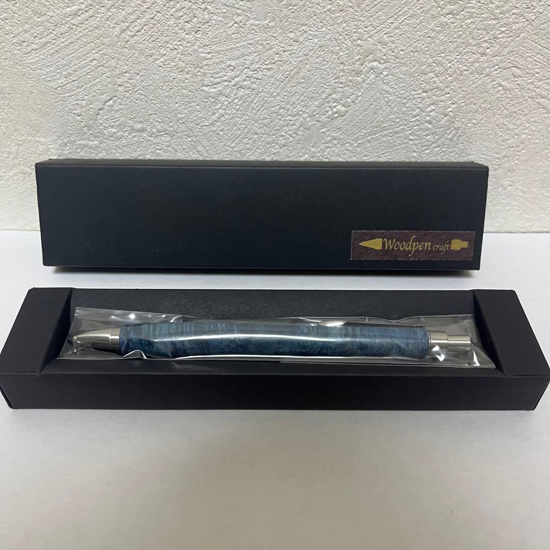 woodpen craft ウッドペンクラフト スタビ ブルーシャープペンシル