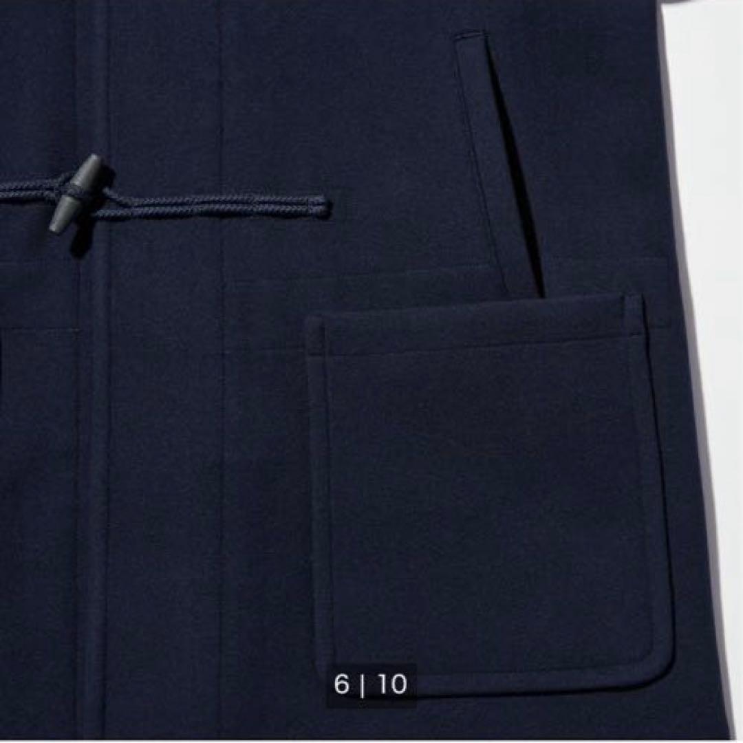【新品・未着用】＋J ウール　オーバーサイズ　ダッフルコート　ブラック