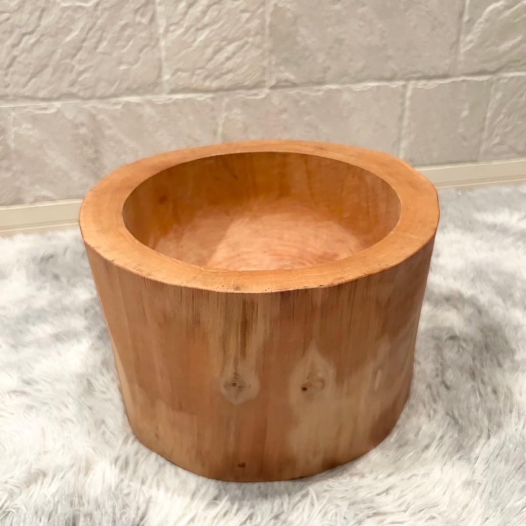 一度のみの使用✨臼・杵セット　ミニうす　一升用　木製　天然木　餅つき