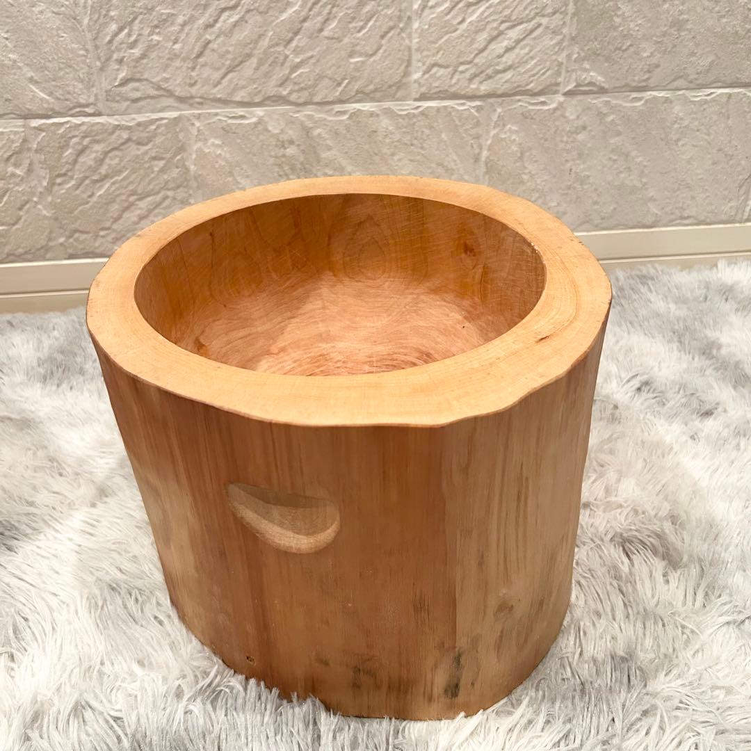 一度のみの使用✨臼・杵セット　ミニうす　一升用　木製　天然木　餅つき