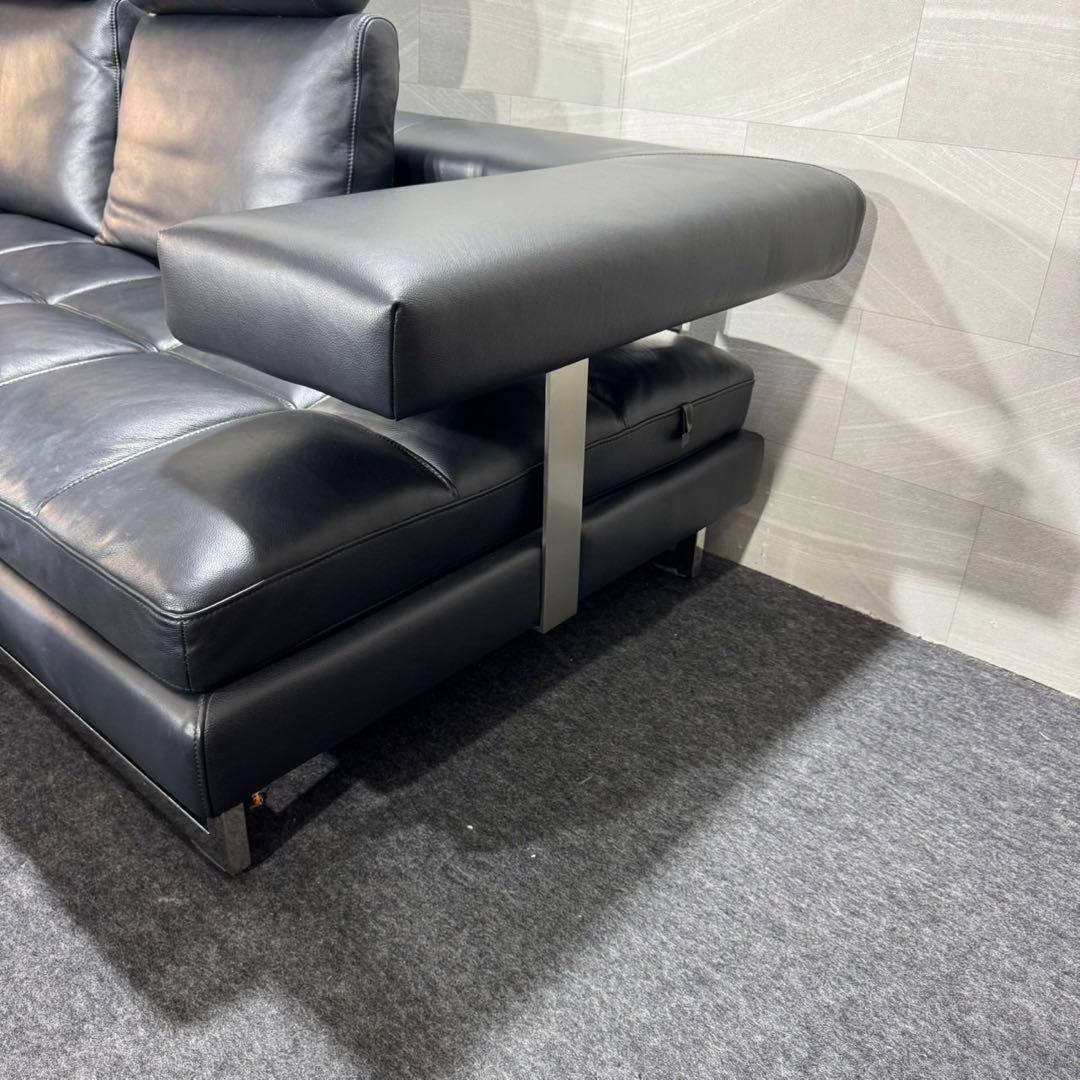 KELVIN GIORMANI カウチソファ ISOLA 本革 家具 d4982