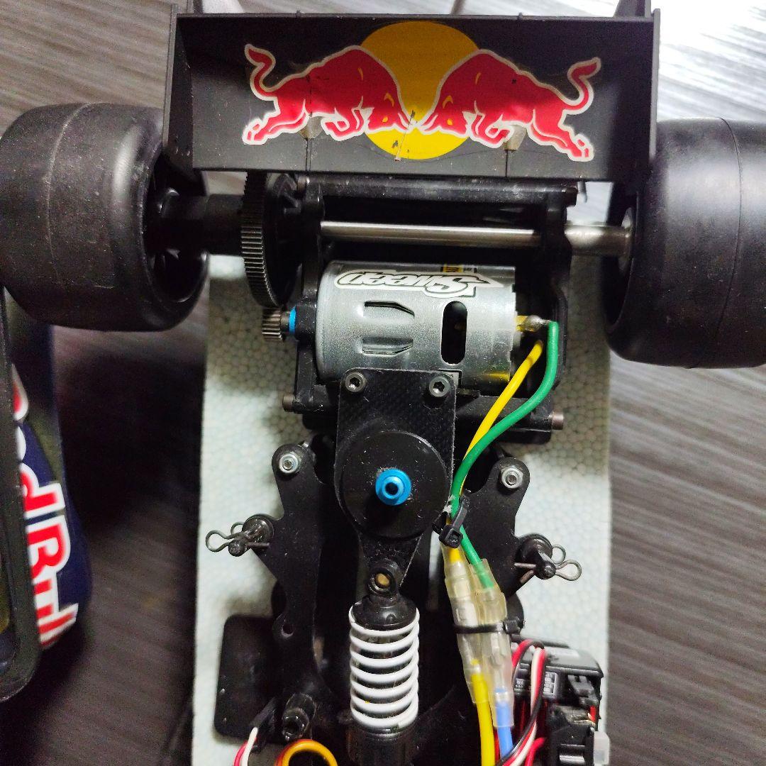 タミヤ1/10　F 104 レッドブル F 1 完成済み　メカ付き