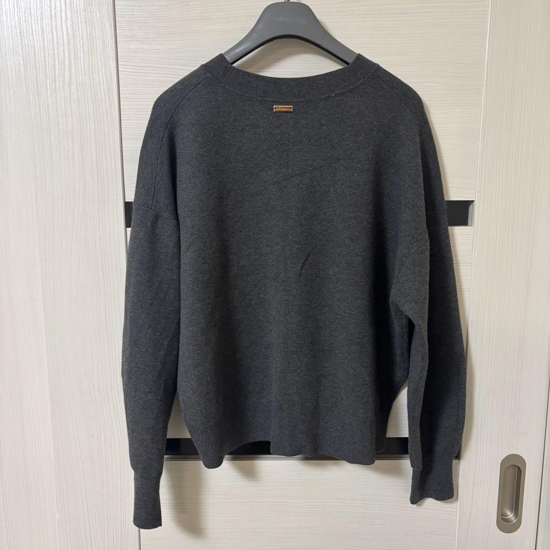 極美品⭐︎Mica &deal カーディガン　ダークグレー