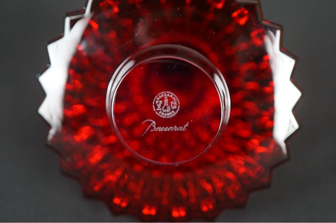新品 バカラ クリスマスツリー エンチャンティングS 12cm レッド オブジェ