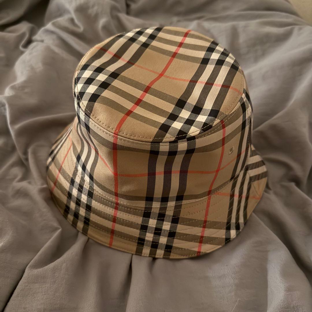 BURBERRY チェック柄 バケットハット Sサイズ