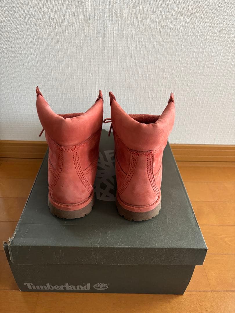 Timberland ピンク メンズハイカットブーツ 26.5