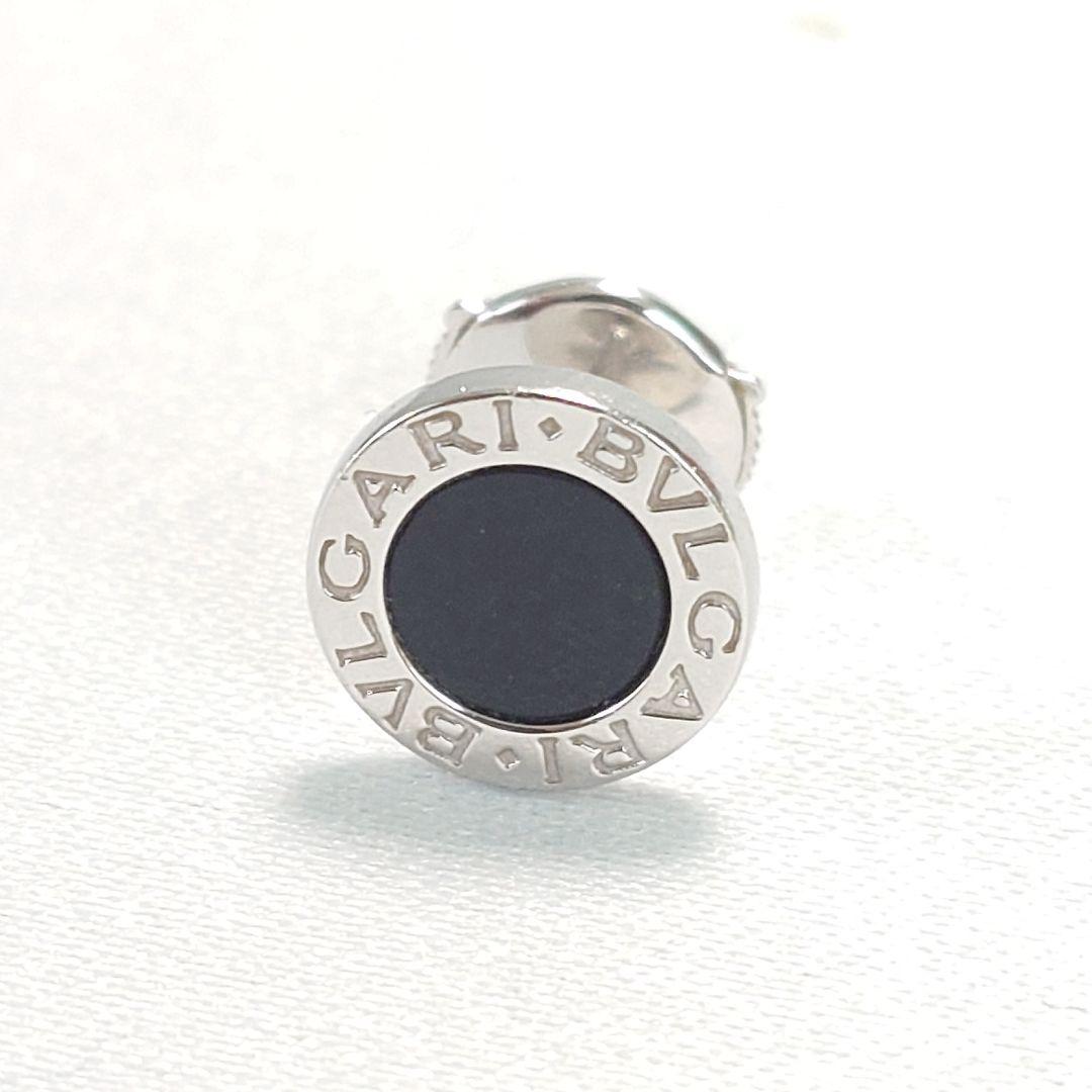 BVLGARI ブルガリ ブラック オニキス ピアス 片耳用 6245