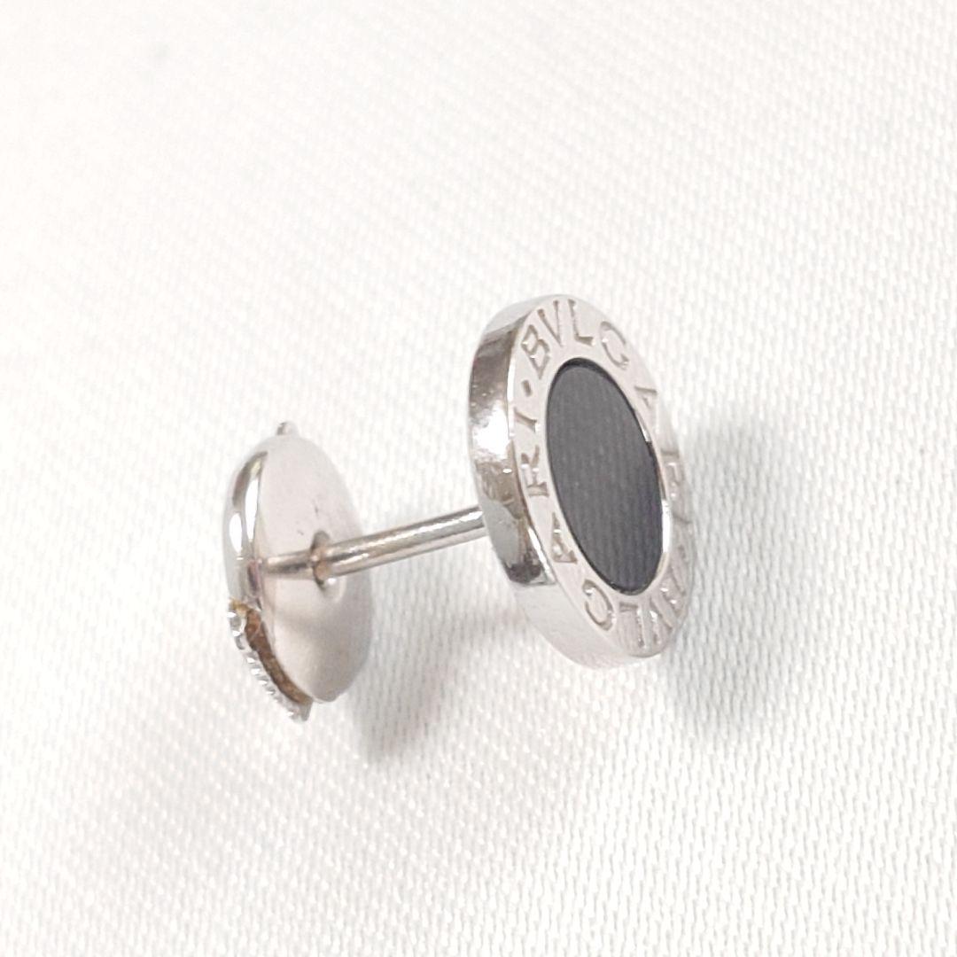 BVLGARI ブルガリ ブラック オニキス ピアス 片耳用 6245