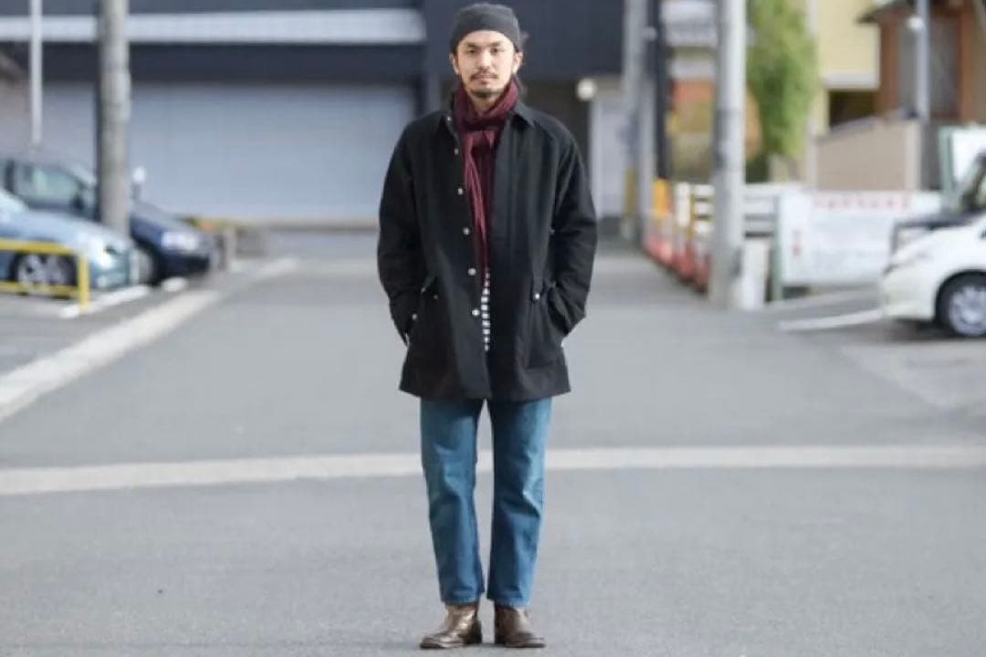お値下げ中SASSAFRASフォールリーフコートBLACK