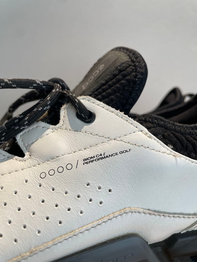 【あしょ様】ecco BIOM C4スパイクレス ゴルフシューズ 靴紐 防水