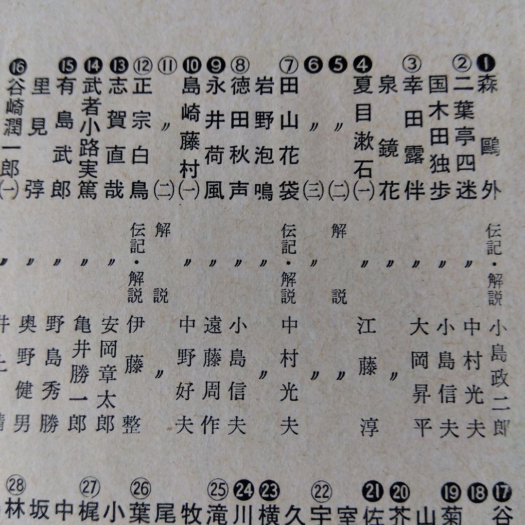 文藝春秋社　現代日本文学館　小林秀雄編　全43巻