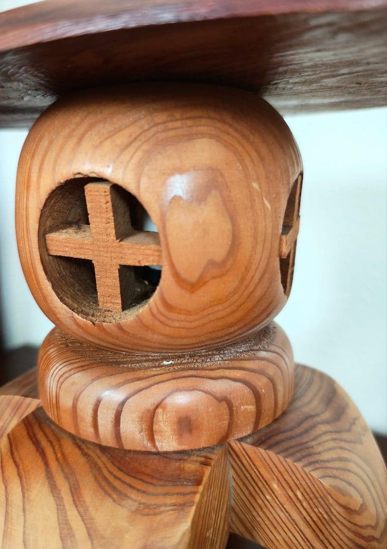 【Sale】屋久杉　灯籠　灯篭　ライト　ランプ　照明　世界遺産　工芸品