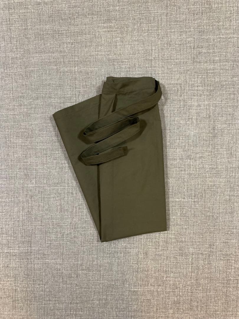 茶道稽古着　二部式　ダークブラウン　cotton混合