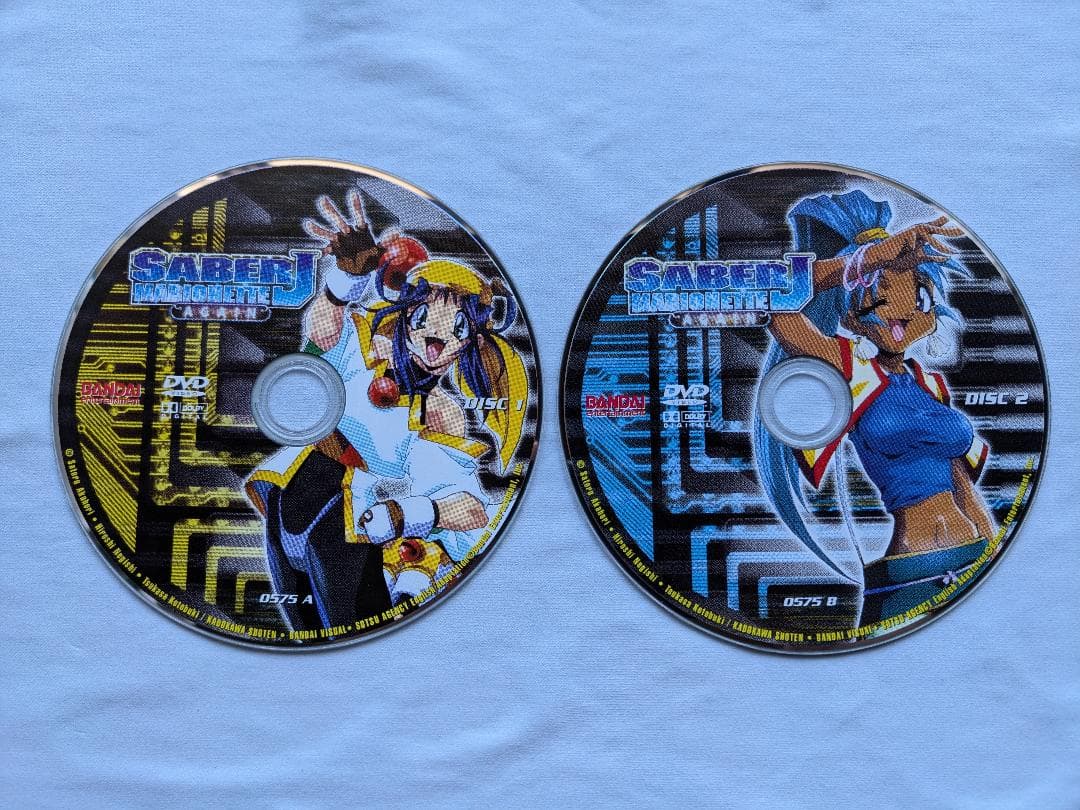 セイバーマリオネット 完全版DVD (北米版) ケース無し