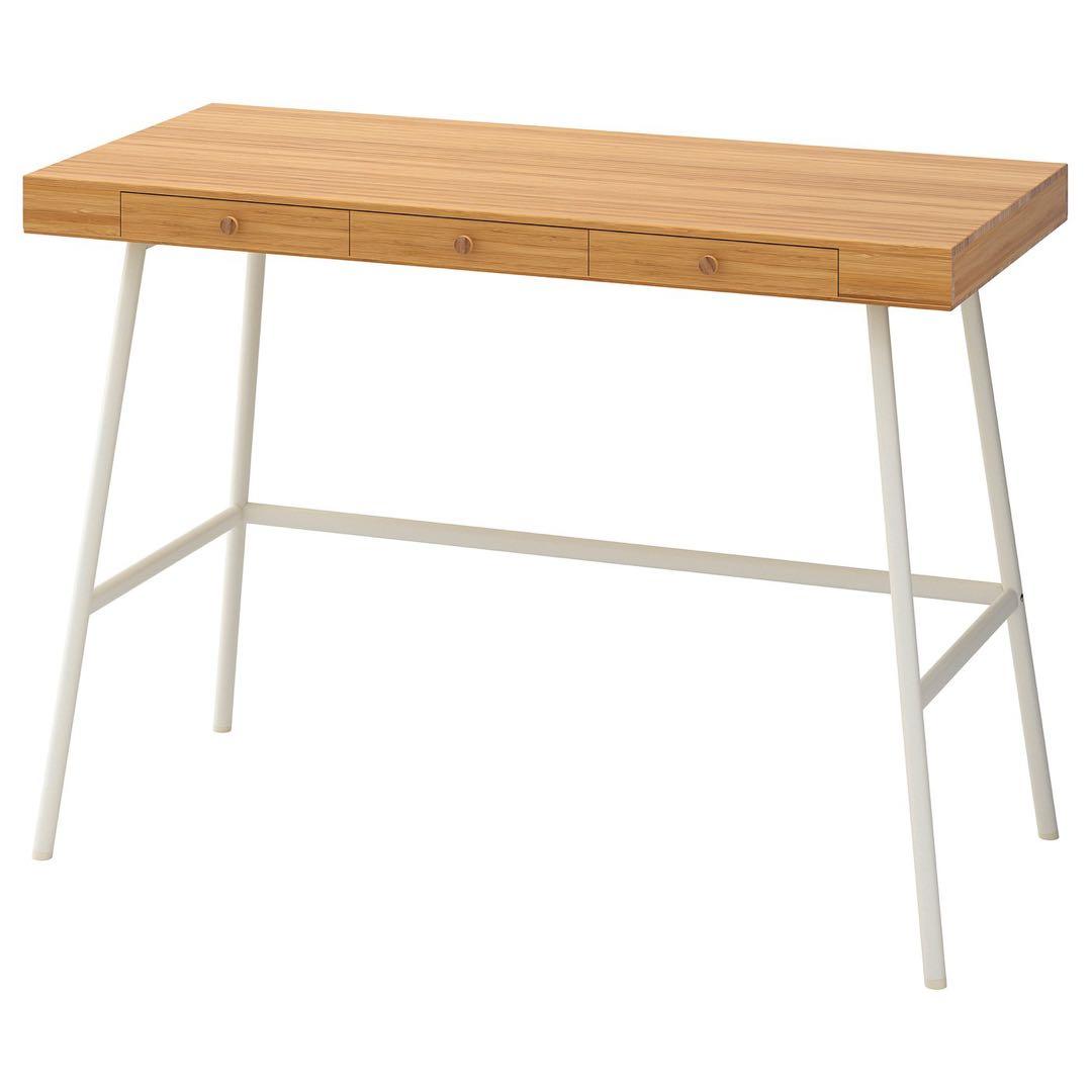未使用【IKEA/イケア】LILLÅSEN リルオーセン デスク　※組み立て有