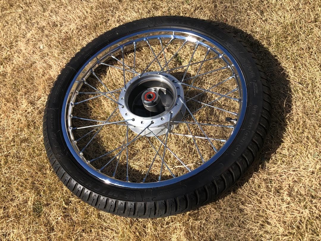 【美品】スーパーカブ　JA44（AA09 ）ホイール　前後（タイヤ付）