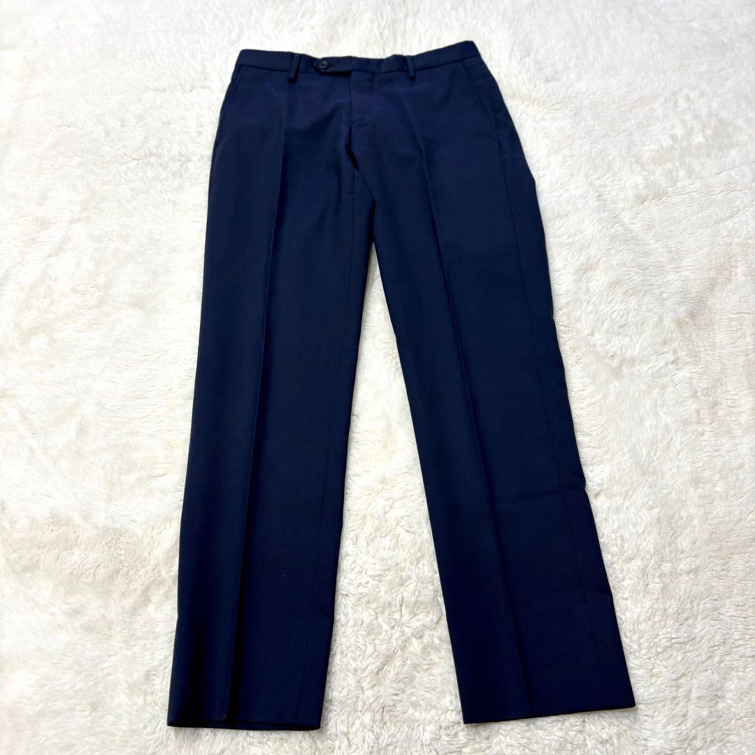 green label relaxingネイビー 3ピース スーツセットアップ