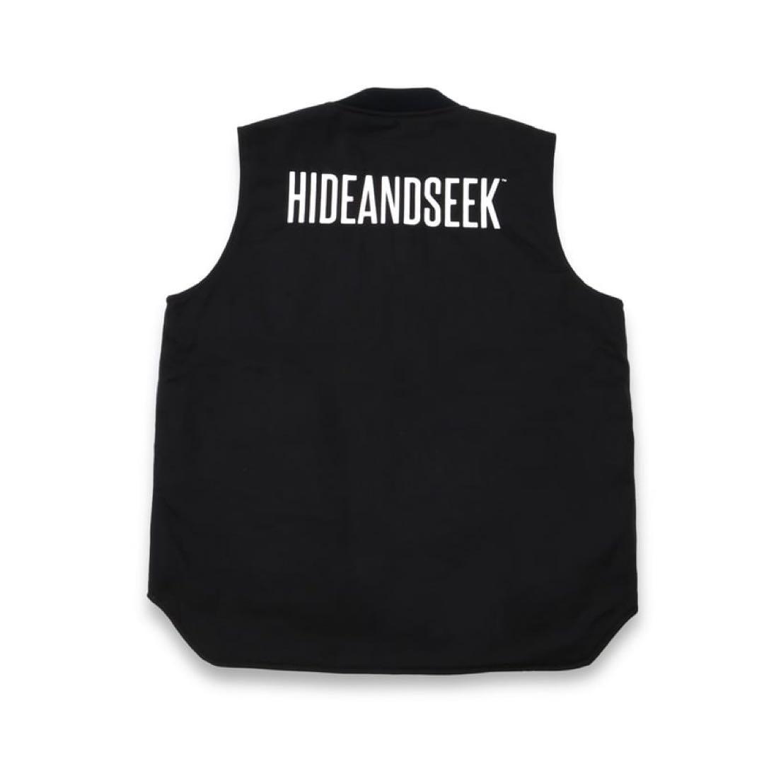 HIDEANDSEEK ブラック ベスト 新品タグ付き