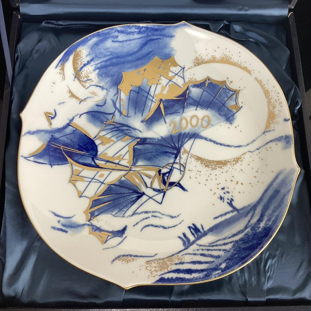 希少【未使用】マイセン イヤープレート 2000年 箱付き Meissen