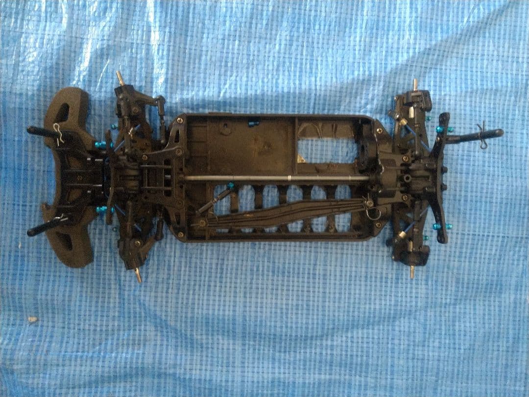 TAMIYA　タミヤ　TB-02　シルビア　S15　ボディ　シャーシ　中古品