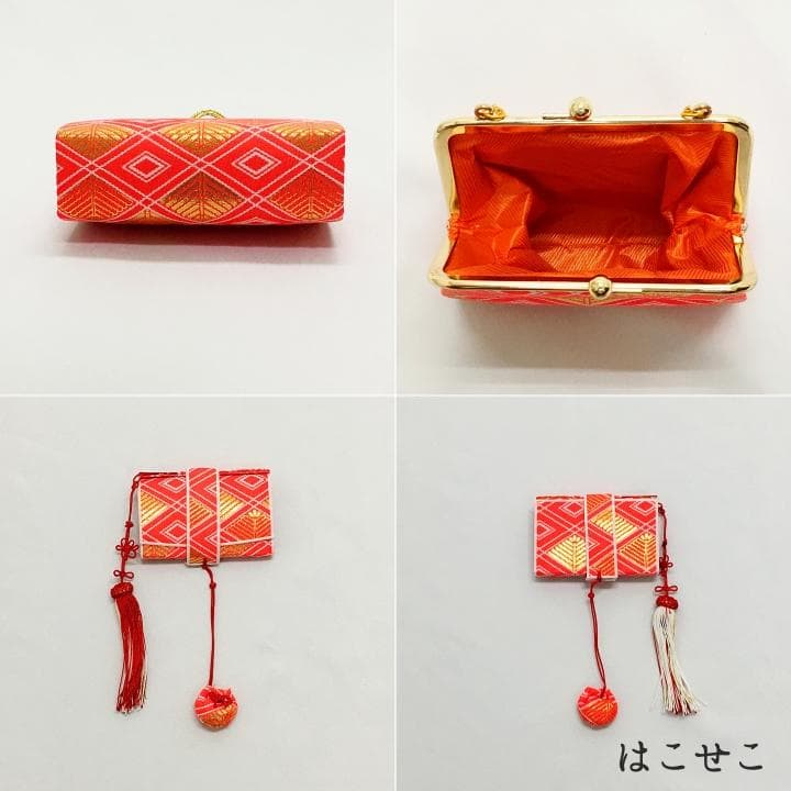 【新品】七五三 はこせこ 6点 女の子 女児 三歳 五歳 草履 バッグ 458