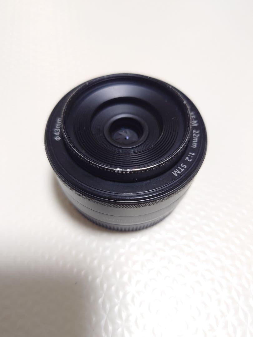 Canon 単焦点広角レンズ EF-M 22mm F2 STM パンケーキレンズ