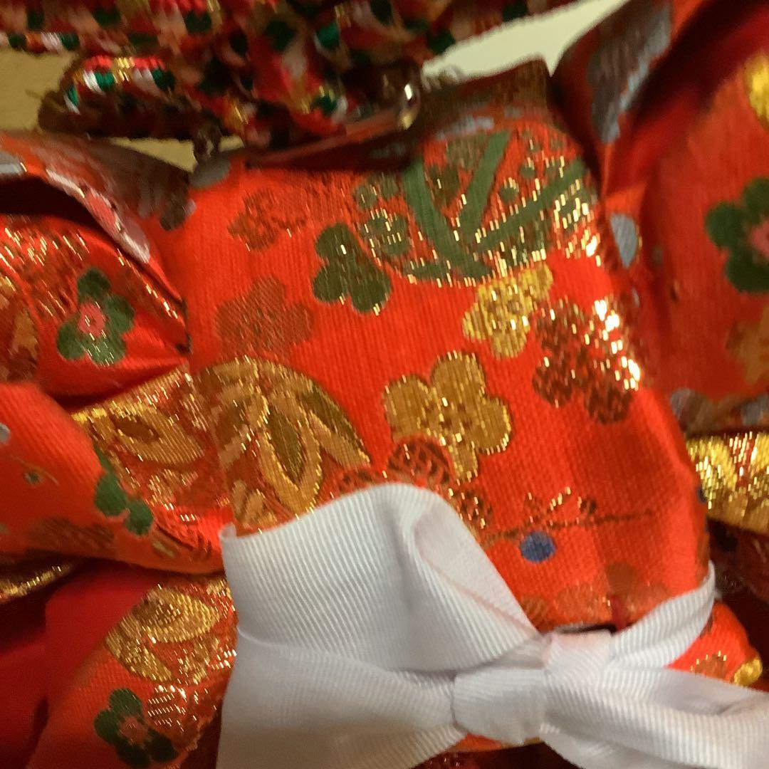 七五三　7歳用作り帯　筥迫セット　帯幅18センチ　草履21センチ