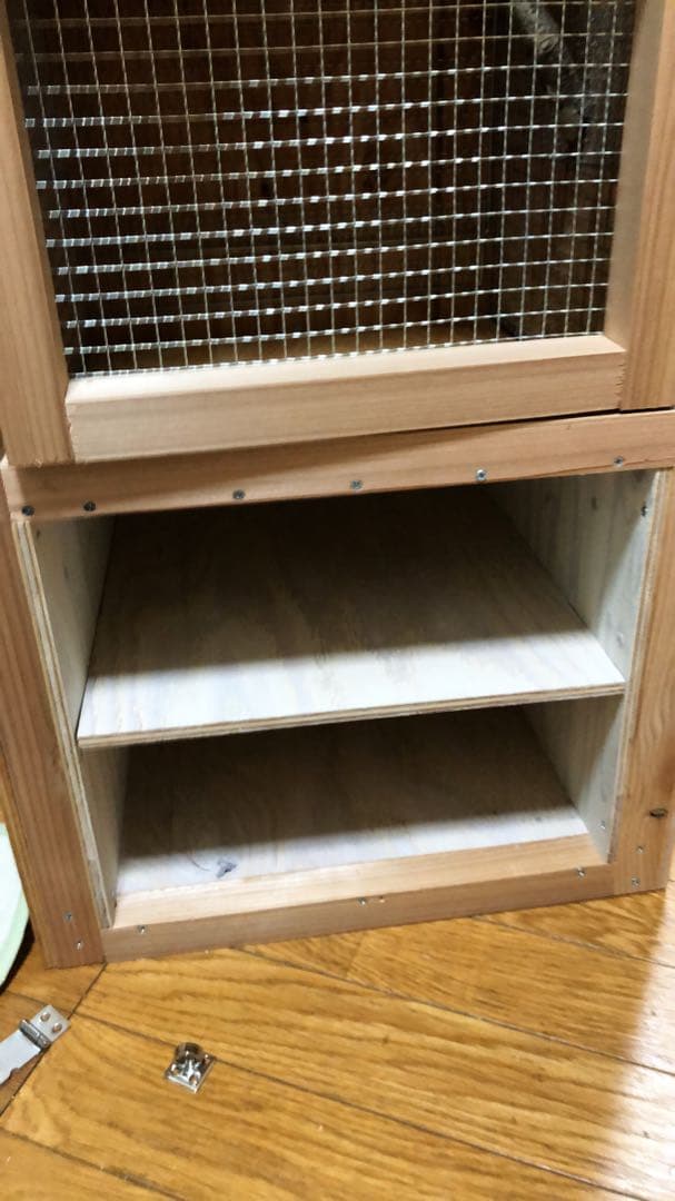 モモンガ 小動物 ゲージ 棚付き キャビネット