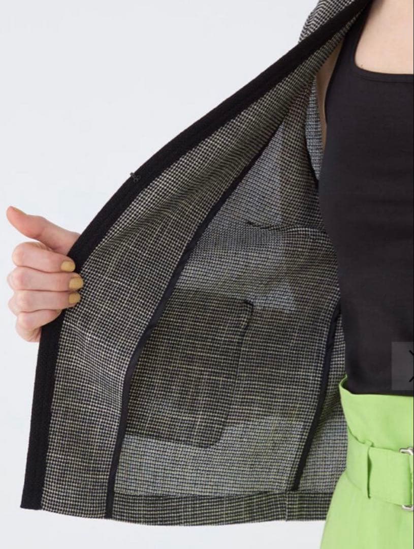 Ballsey ポリエステルレーヨンカラミ Vカラージャケット