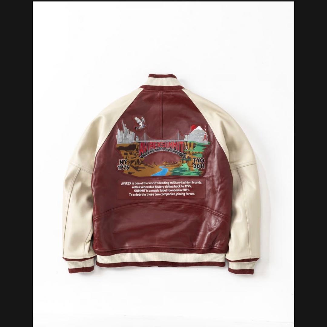 ジャケット・アウター Summit x Avirex leather varsity jacket