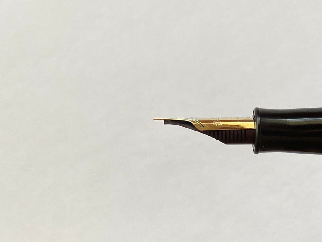 【廃番品】プラチナ万年筆　旧型ブライヤー#3776 14K 細字　コンバーター付