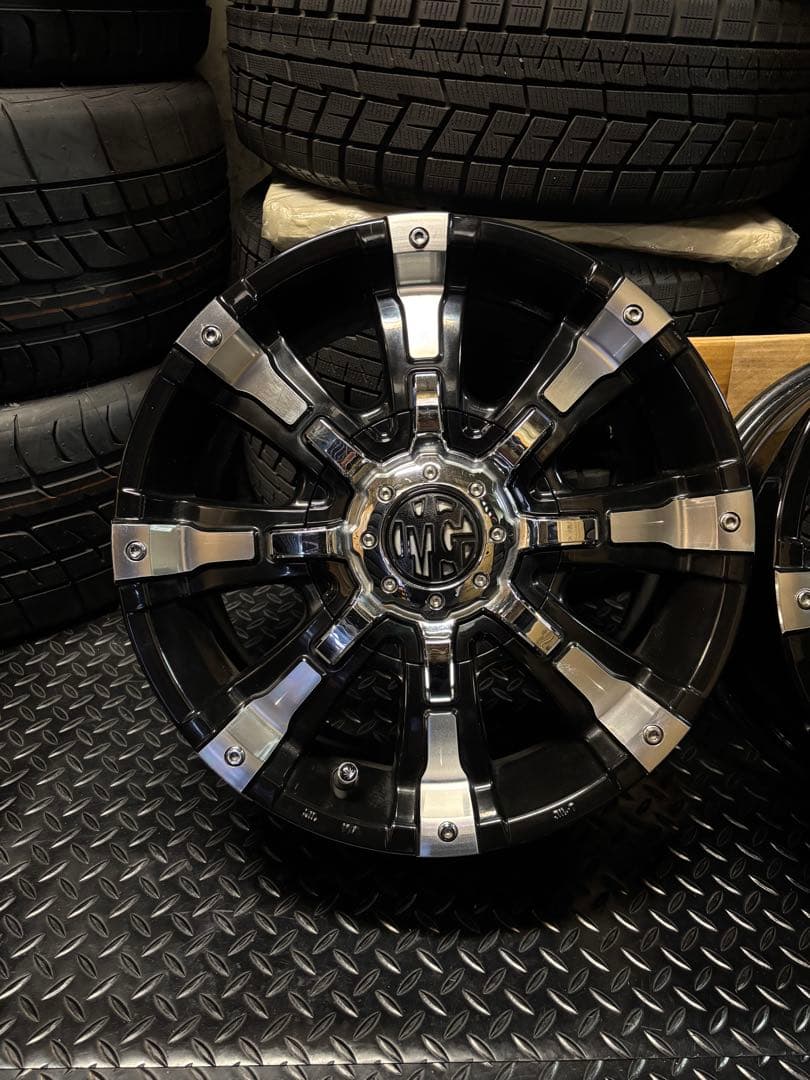 ◇送料込み◇ 16inch×7.0J クリムゾンMGビースト 中古ホイール4本