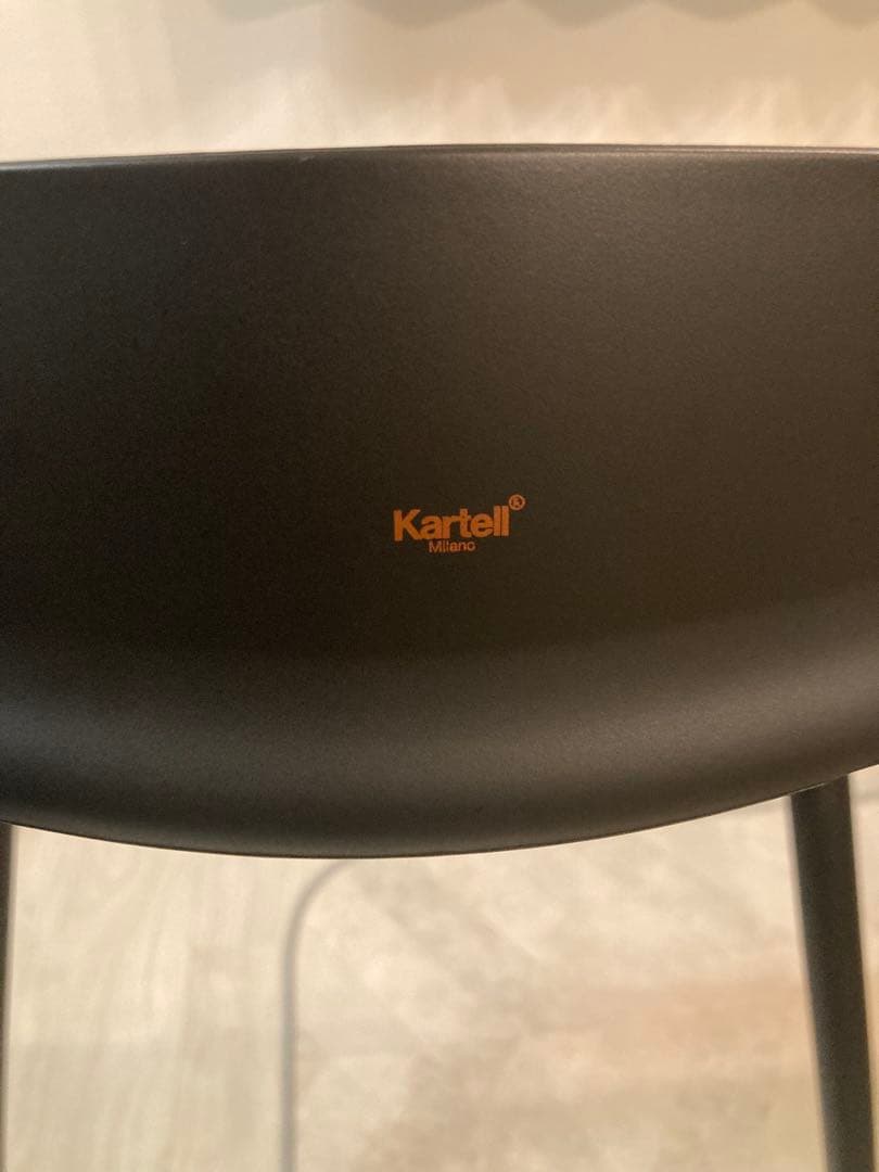 Kartell ブラック マスターズチェア