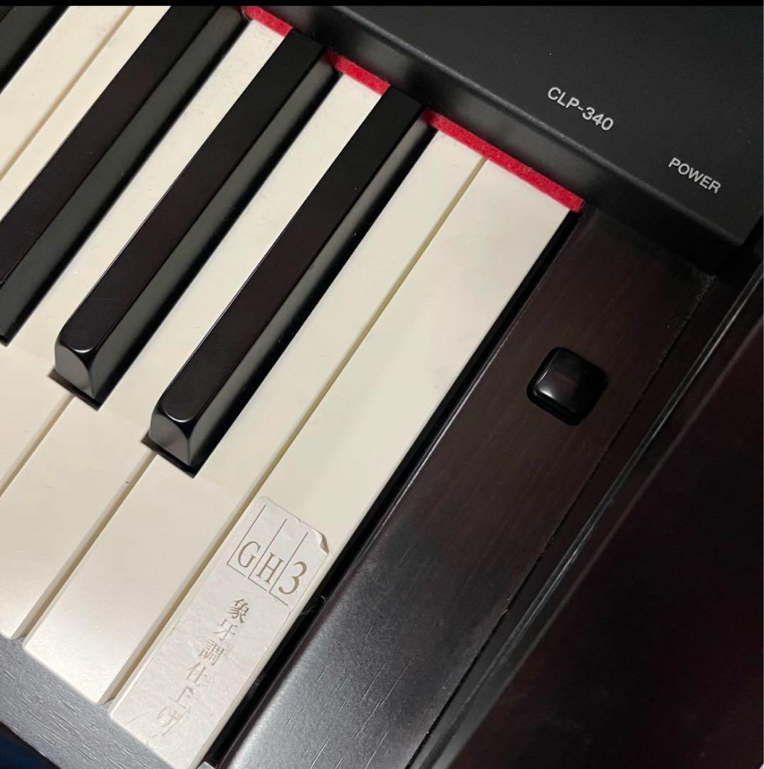 【大阪 直接引き取り限定】ヤマハ クラビノーバ 電子ピアノ CLP-340 椅子
