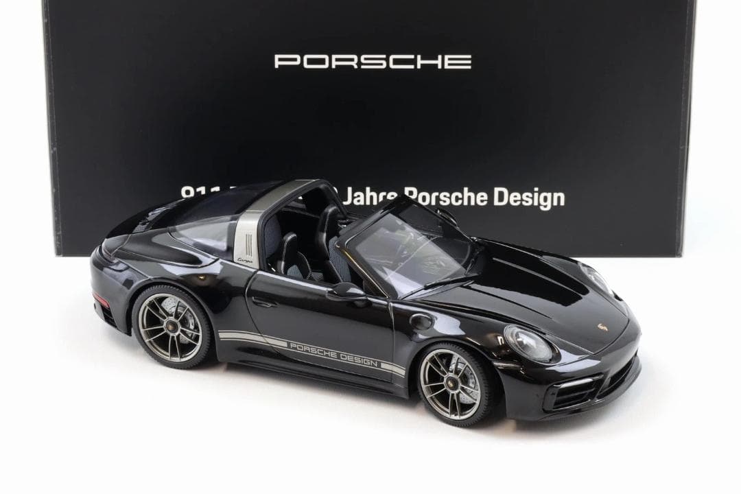 1/18 ポルシェ 911 (992) タルガ 4 GTS 50周年 ブラック