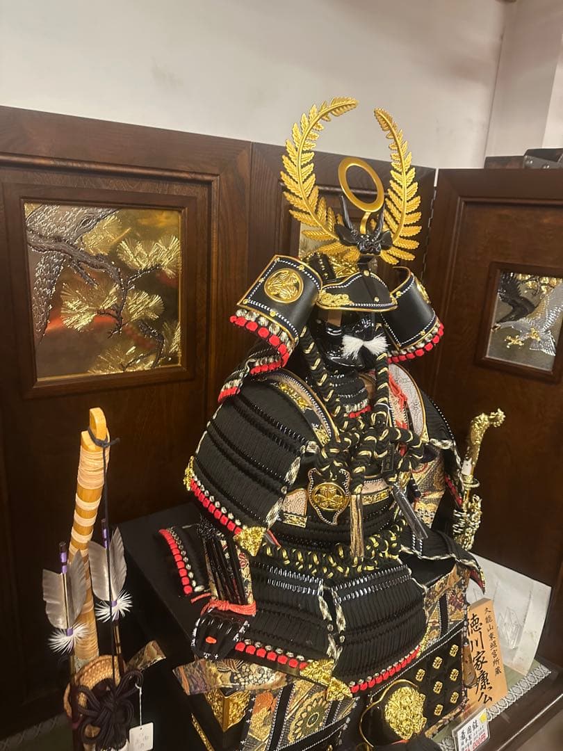 【久能山東照宮所蔵】徳川家康公 鎧兜飾り 伝統甲冑師 翠鳳作 日本製 新品未使用