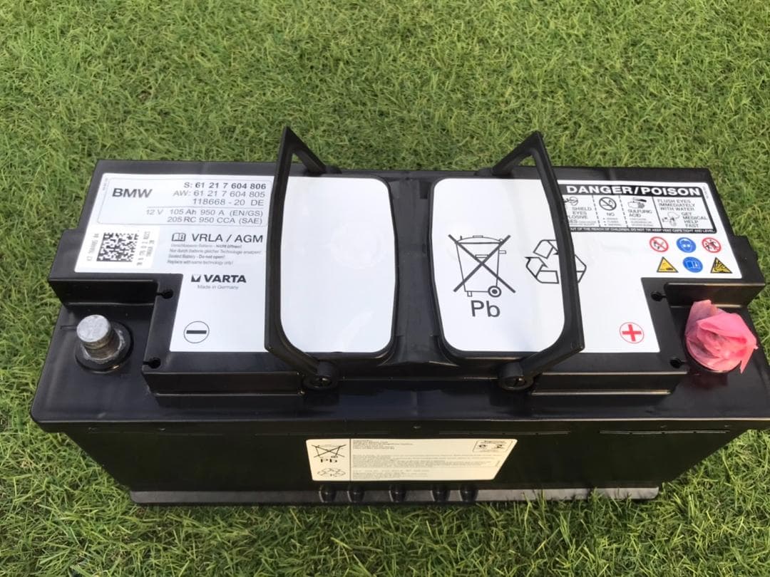 VARTA AGMバッテリー BMW　欧州車　61217604806
