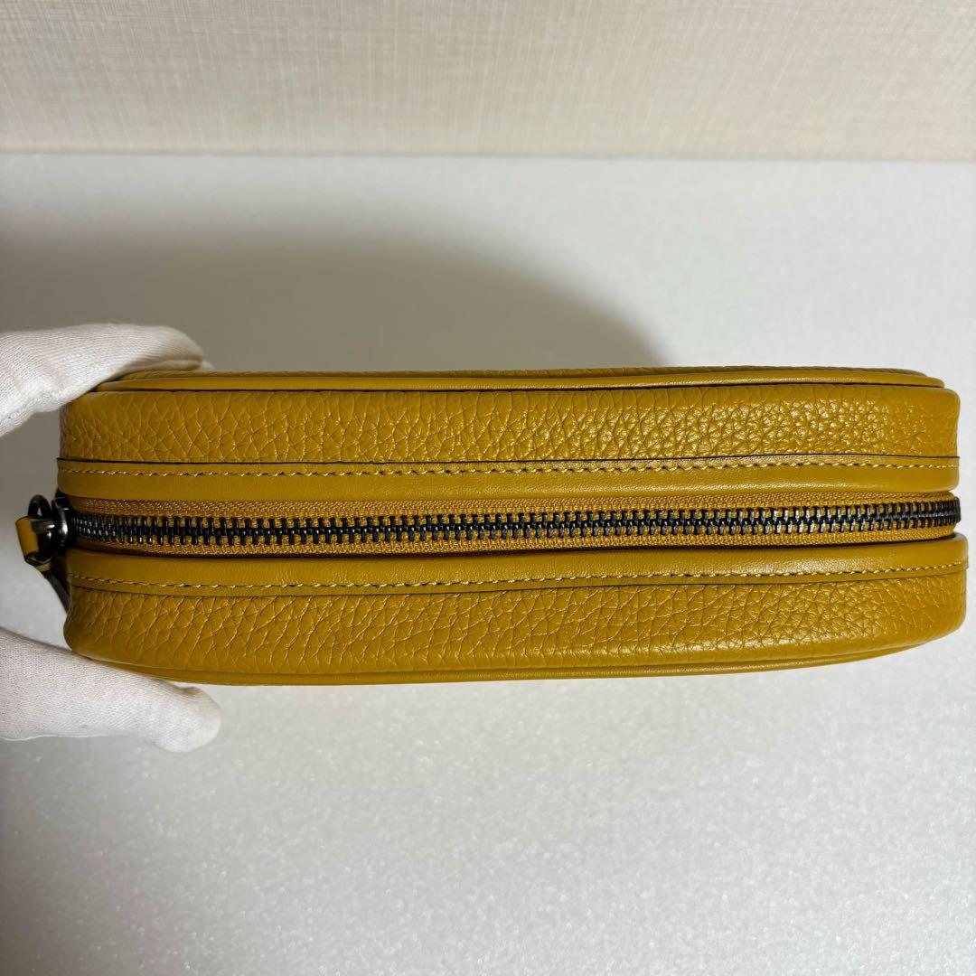 COACH コーチ カメラバッグ イエロー 新品同様 ショルダーバッグ
