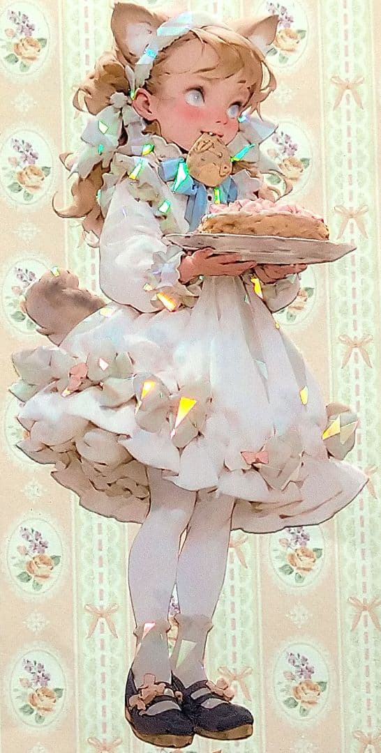のこり１✩廃盤品✩J679＃宠物女孩(贝壳光)梦游切売り海外人物女の子AIマステ