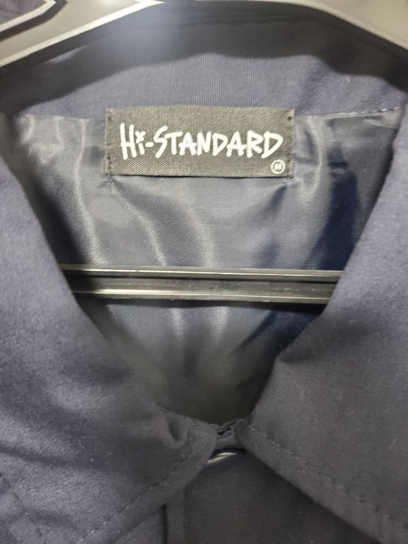 ジャケット・アウター Hi-STANDARD LOGO COACH JACKET (NAVY)